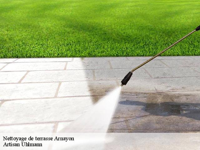 Nettoyage de terrasse  arnayon-26470 Artisan Uhlmann