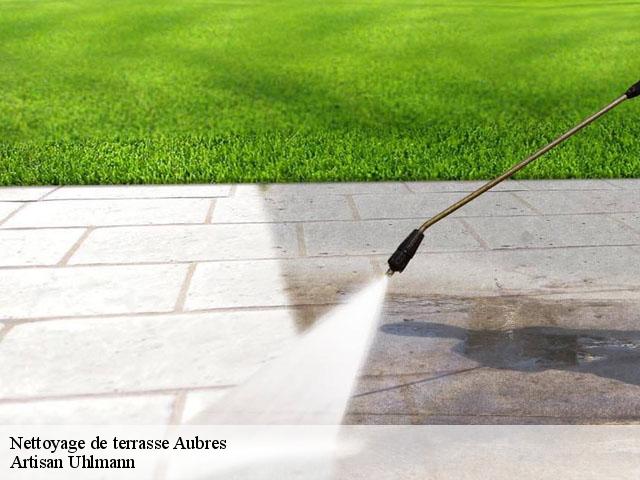 Nettoyage de terrasse aubres-26110 Artisan Uhlmann