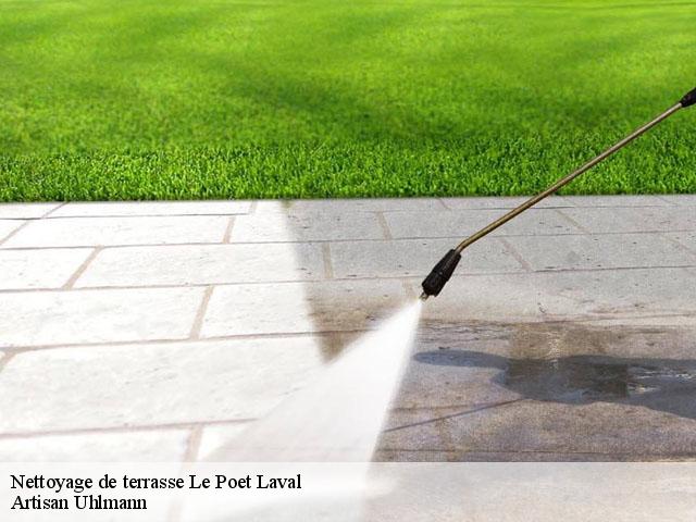 Nettoyage de terrasse le-poet-laval-26160 Artisan Uhlmann